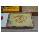 Vintage Cigar Boxes and Oil Can