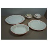 Antique Homer Laughlin Eggshell Nautilus Dinnerware