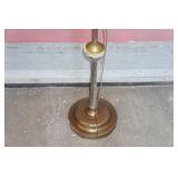 Antique Floor Lamp - Milk Glass Globe