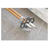 Antique Ski Poles and Oars