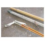 Antique Ski Poles and Oars