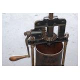 Antique Cast Iron Press Sausage Stuffer
