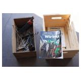 *2* Wooden Crates with Vintage Shelving Brackets