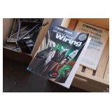 *2* Wooden Crates with Vintage Shelving Brackets