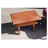 Wooden Saw Horses and Benches