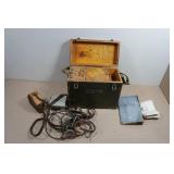 Antique WWII Foxhole Field Signal Corp Radio Head Set