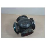 Antique Aslake Railroad 4-Way Switch Signal