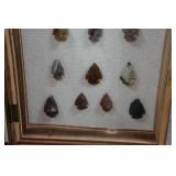 Arrow Head Collection in Shadow Box