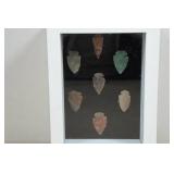 Arrow Head Collection in Shadow Box