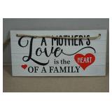 Novelty Wooden Sign - A Mother