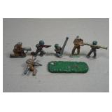 Vintage Painted Lead Toy Soldiers