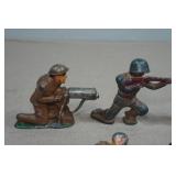 Vintage Painted Lead Toy Soldiers