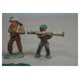Vintage Painted Lead Toy Soldiers