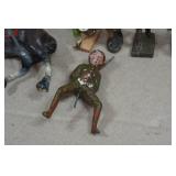Vintage Painted Lead Toy Soldiers and Horse
