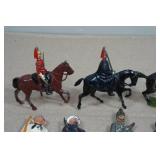 Vintage Painted Lead Toy Soldiers and Horses