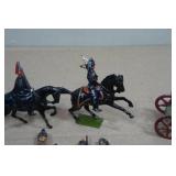 Vintage Painted Lead Toy Soldiers and Horses