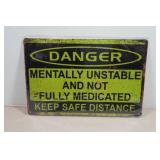 Novelty Metal Sign - Danger