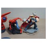Disney Infinity 2.0 Portal and Characters - Thor, Spider-Man, Baymax, Ironman