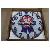 Pabst Beer Retro Style Bar Clock