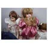 Assorted Collctibles - Uniform, Porcelain Dolls, Ralph Lauren Bears