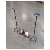 book ends candle holders