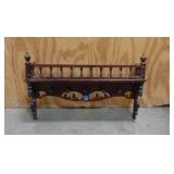 vintage coat rack shelf