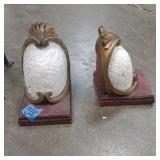 book ends candle holders