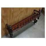 vintage coat rack shelf