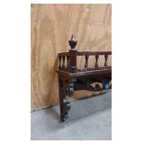 vintage coat rack shelf