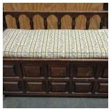 vintage storage bench