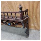 vintage coat rack shelf