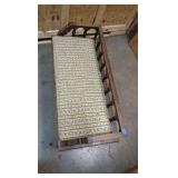 vintage storage bench