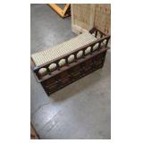 vintage storage bench