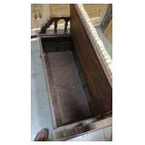 vintage storage bench