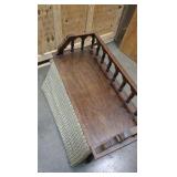 vintage storage bench