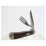 CASE XX Folding Knife w/Fork - 6107 SS7254 HB SS