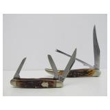 2 Vintage CAMILLUS Folding Knives