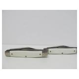 3 Vintage PINE KNOT Ranger Folding Knives