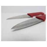 Pair of Like-New or New Joyce Chen Knives w/Sheaths