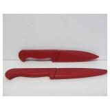 Pair of Like-New or New Joyce Chen Knives w/Sheaths