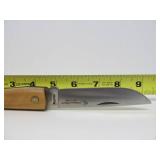 2 Signed SCARPELLI Italy Folding Knives w/Boxes