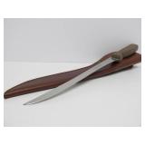 Unused CASE XX Filet Knife - 9" - 607 SSP - Leather Sheath