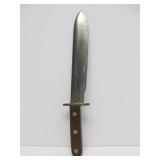 Large 13" Custom Fixed Blade Knife w/Leather Leath