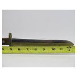 Large 13" Custom Fixed Blade Knife w/Leather Leath