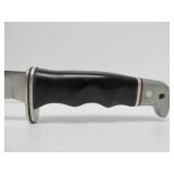 9.5" BUCK Fixed Blade Hunting Knife w/Leather Sheath