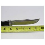 9.5" BUCK Fixed Blade Hunting Knife w/Leather Sheath