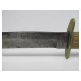 Antique Joseph Allen & Sons "Non-XLL" Fixed Blade Knife w/Leather Sheath