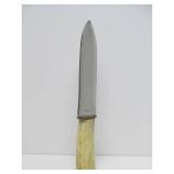 Beautiful Large Custom Fixed Blade 11" Bone Handle Knife by JP Miller