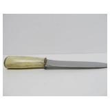 Beautiful Large Custom Fixed Blade 11" Bone Handle Knife by JP Miller