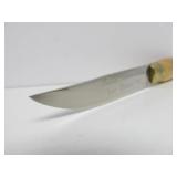 Vintage Finnish American Heritage Knife by Iisakki Jarvenpaa - w/Leather Sheath